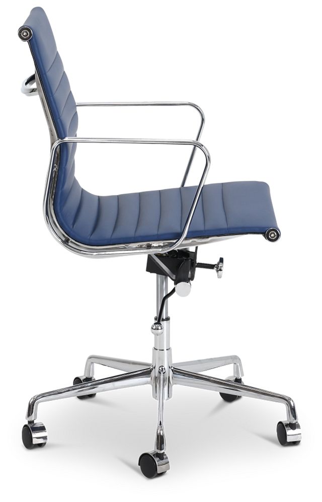 midnight blue office chair