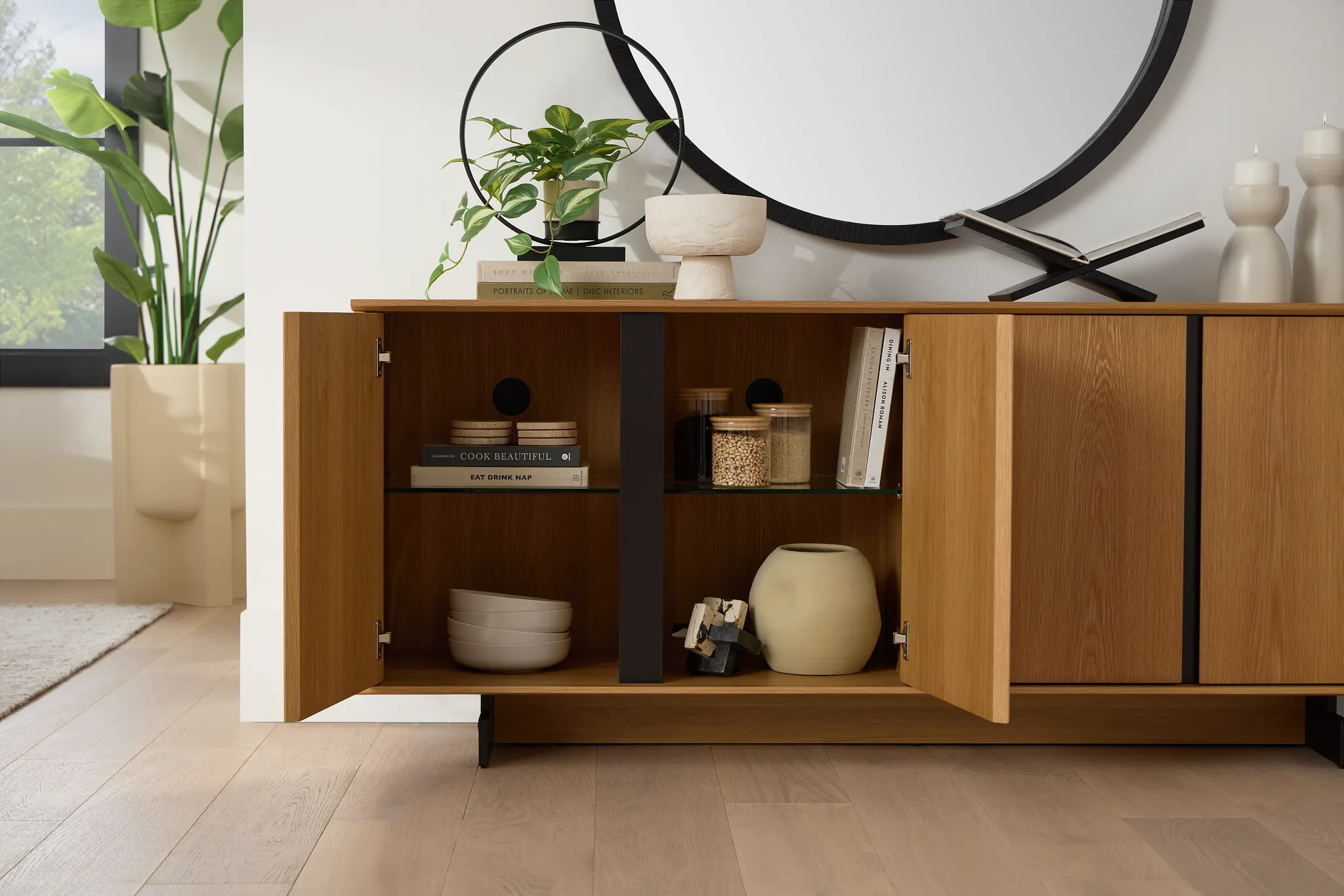 Nomad Light Tone Rectangular Buffet
