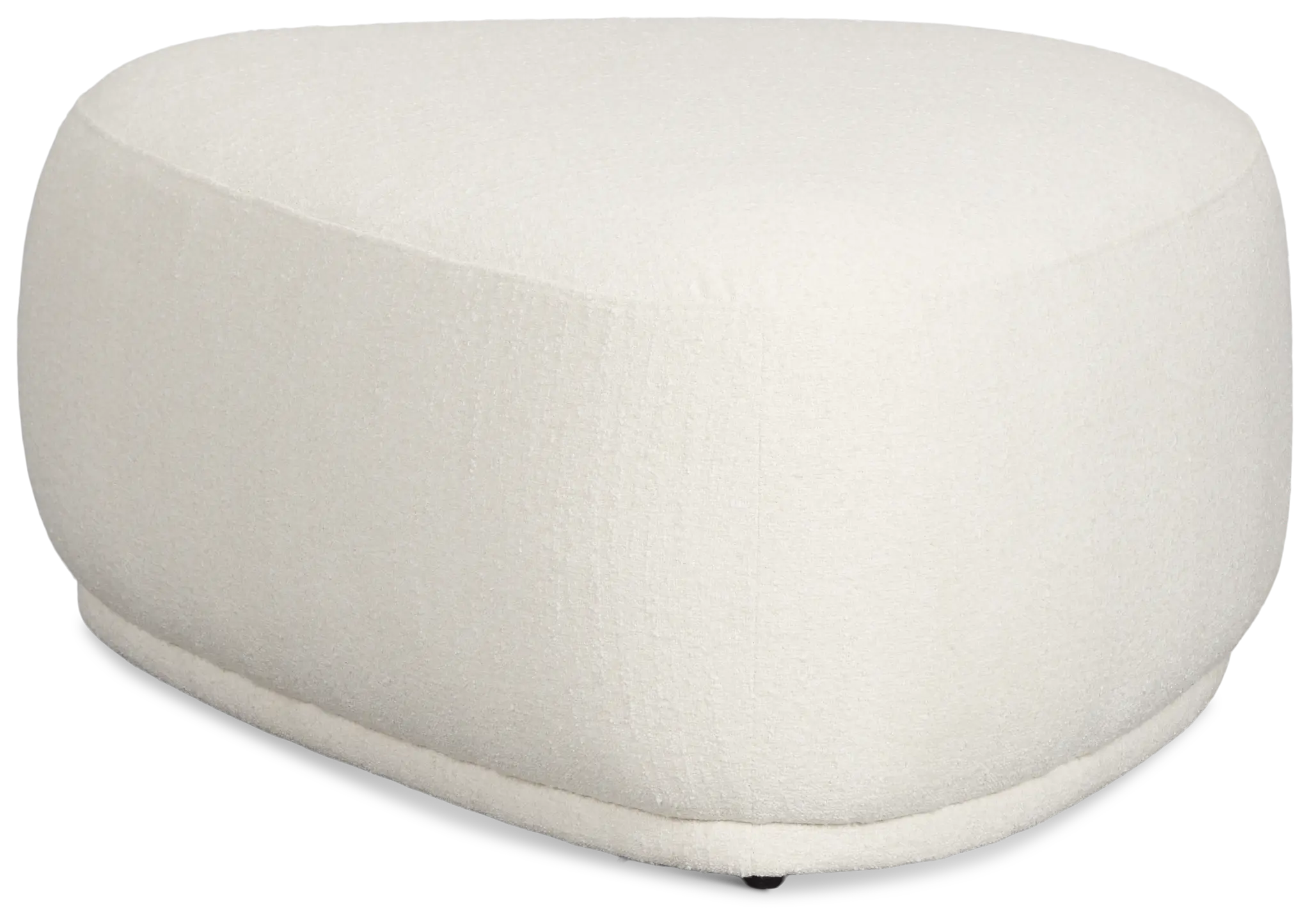 Jovi White Fabric Large Accent Ottoman Jovi White Fabric Large Accent Ottoman