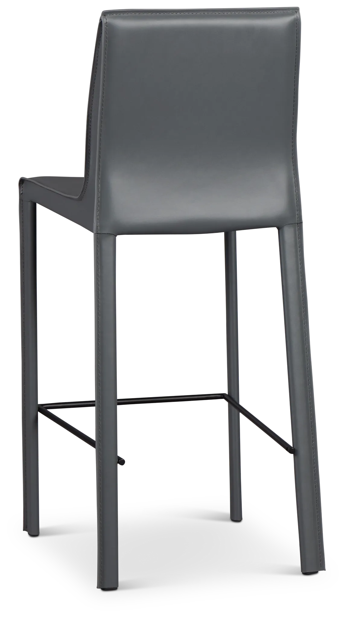 Lugo Gray 27" Upholstered Barstool