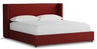 Captiva Elite Red 48" Upholstered Shelter Bed