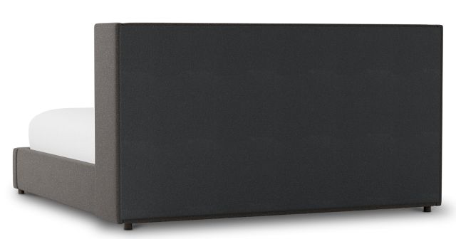 Captiva Elite Dark Gray 48" Upholstered Shelter Bed