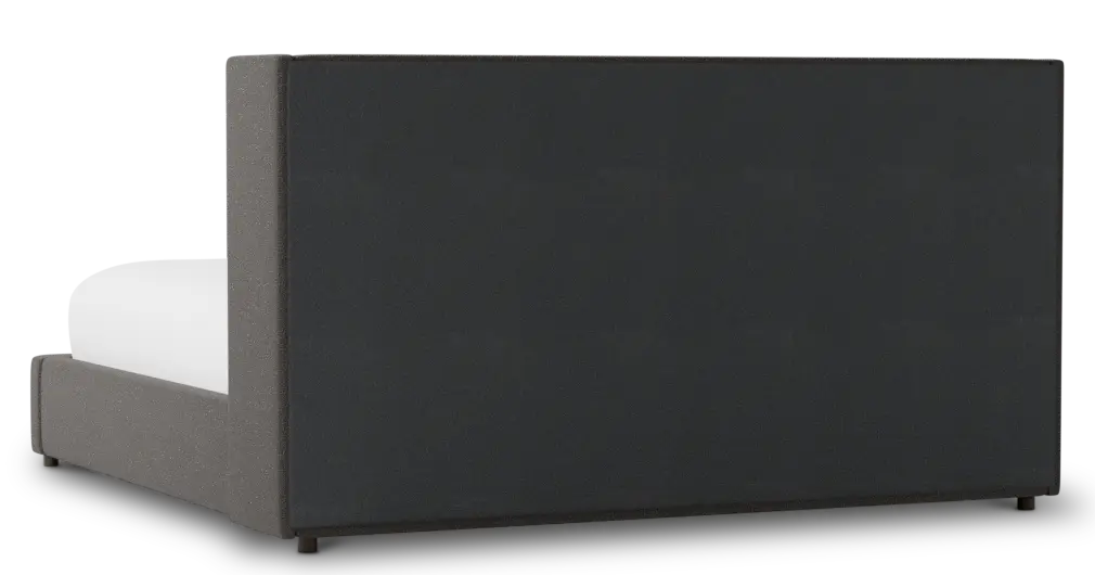 Captiva Elite Dark Gray 48" Upholstered Shelter Bed Captiva Elite Dark Gray 48" Upholstered Shelter Bed