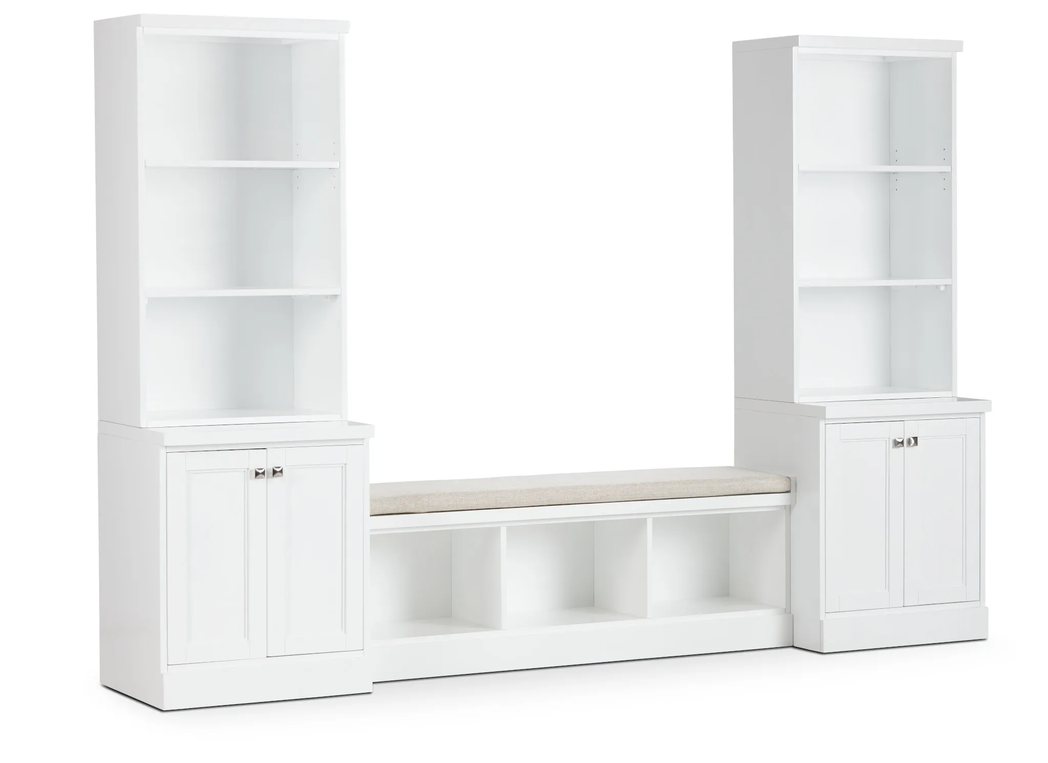 Newport White 106" Door Entryway