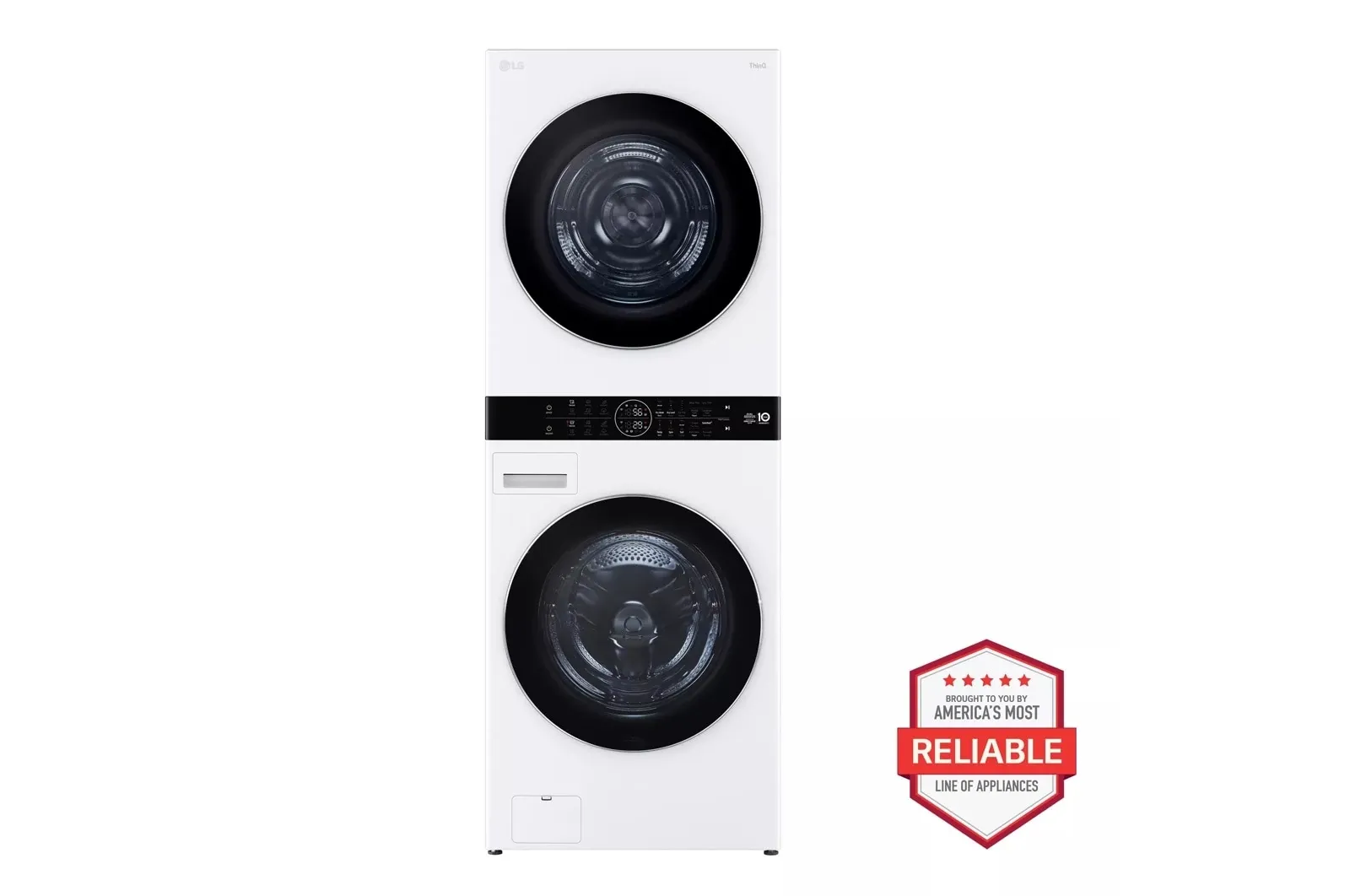 Lg 252 Series White Electric Laundry Center