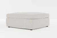 Destin Lucy Light Beige Fabric Cocktail Ottoman
