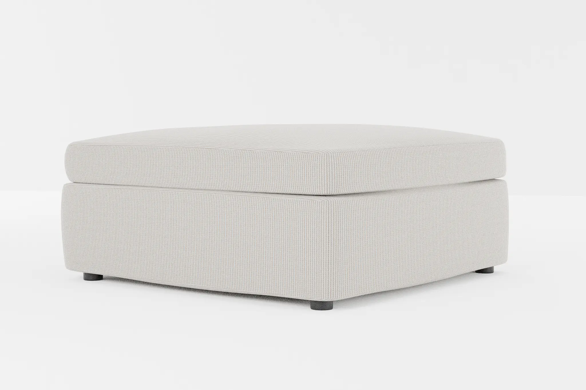 Destin Lucy Light Beige Fabric Cocktail Ottoman Destin Lucy Light Beige Fabric Cocktail Ottoman