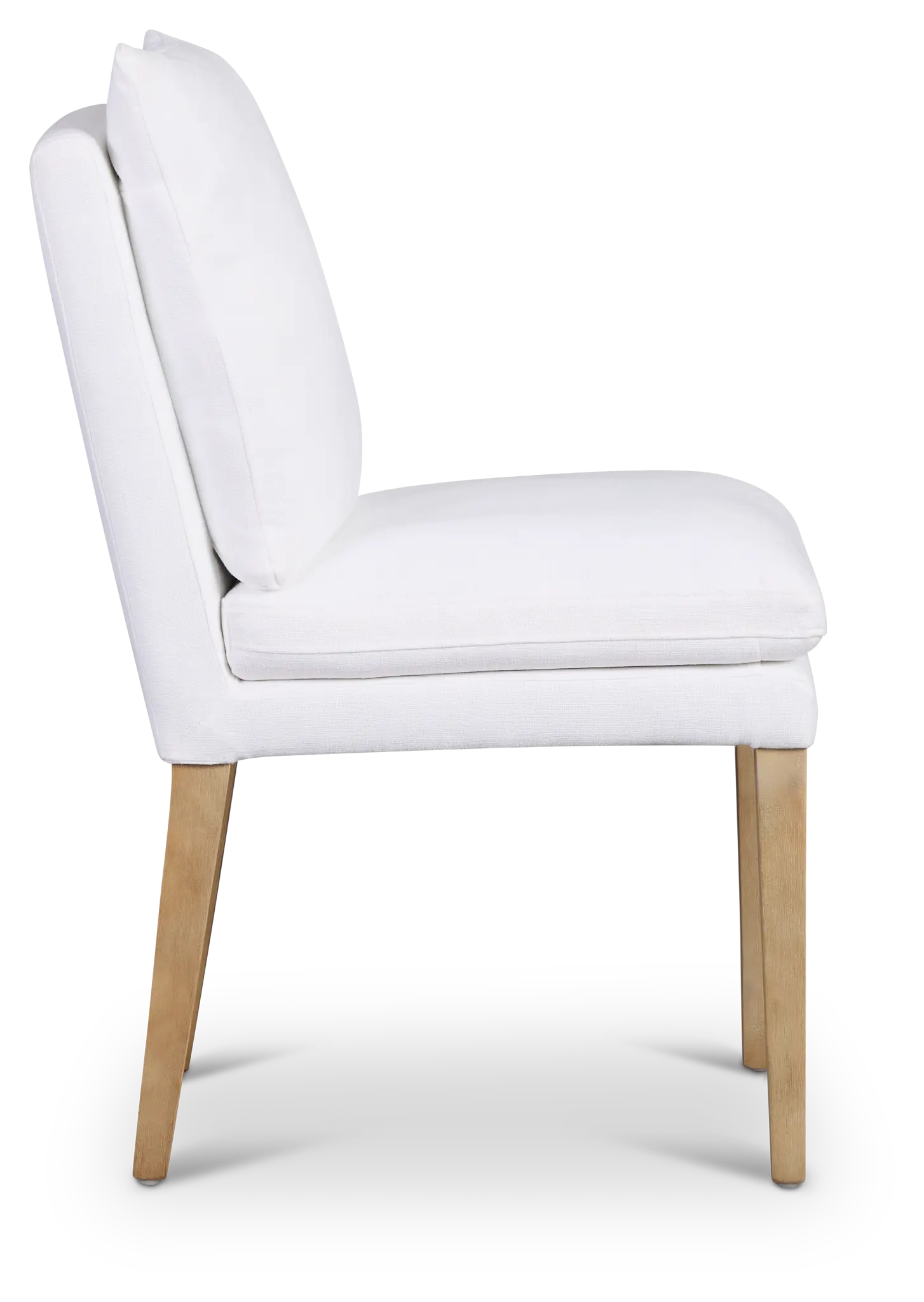 Willow White Fabric Upholstered Side Chair Willow White Fabric Upholstered Side Chair