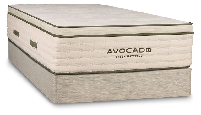 Avocado Green Cushion Firm Mattress Set