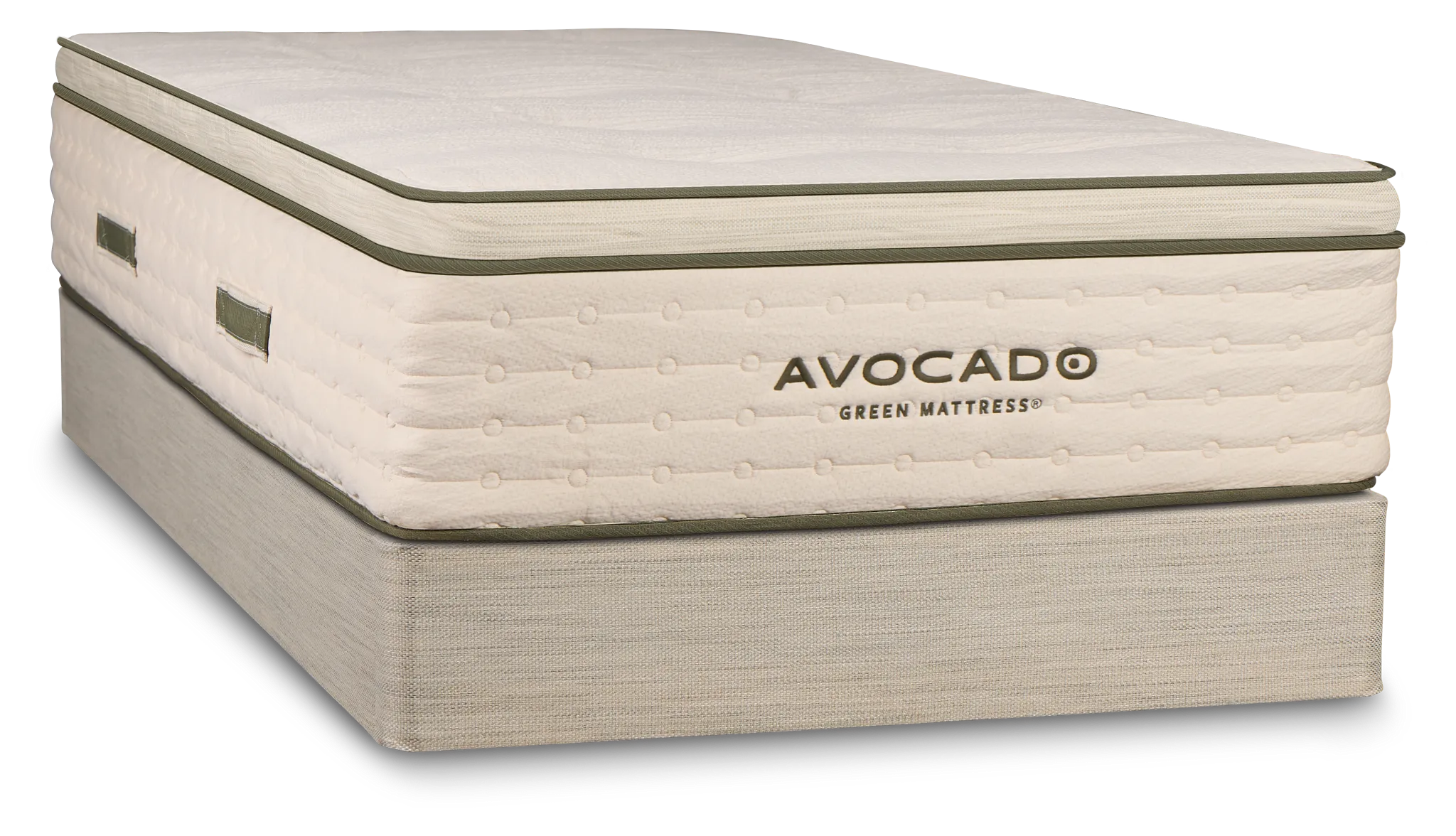 Avocado Green Cushion Firm Mattress Set