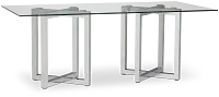 Amalfi Glass Rectangular Table