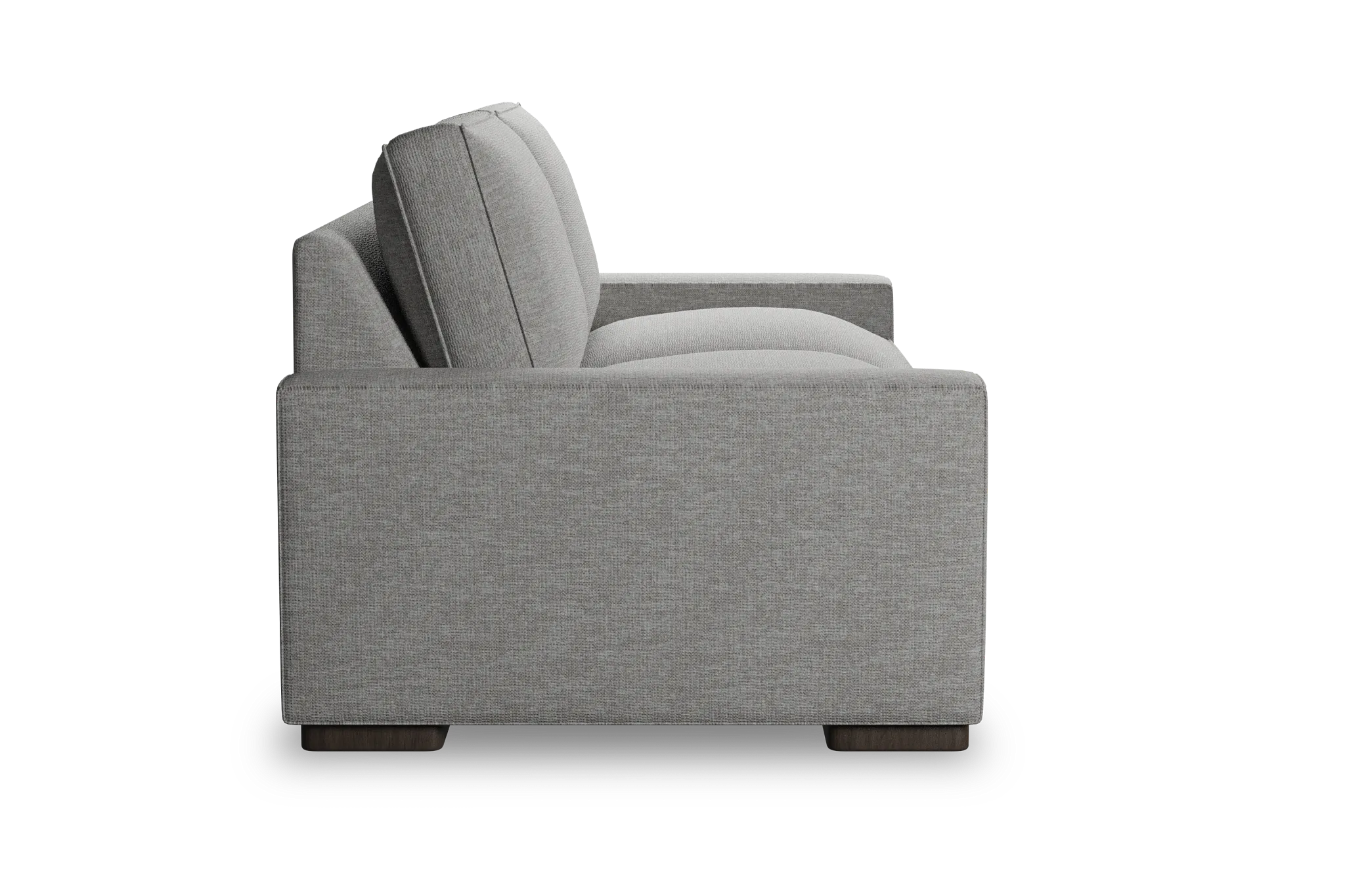 Edgewater Victory Gray 84" Sofa W/ 2 Cushions