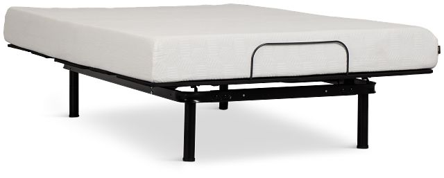 Rest & Renew By Zinus Gel Memory Foam Mattress 8" Cush Firm Slat Adjustable Mattress Set