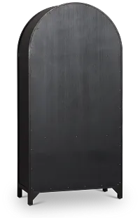 Pacific Black Arched Bookcase