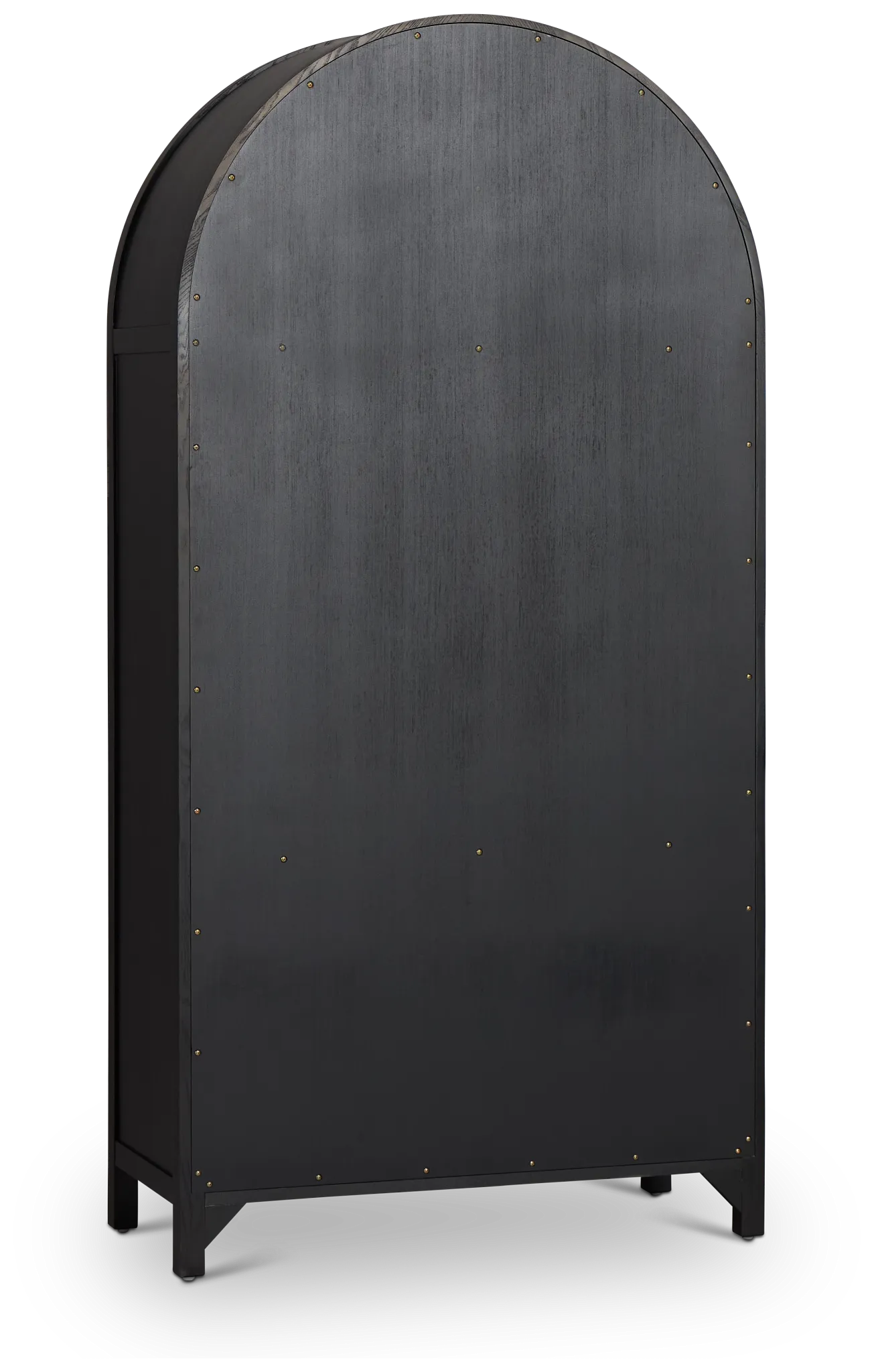 Pacific Black Arched Bookcase