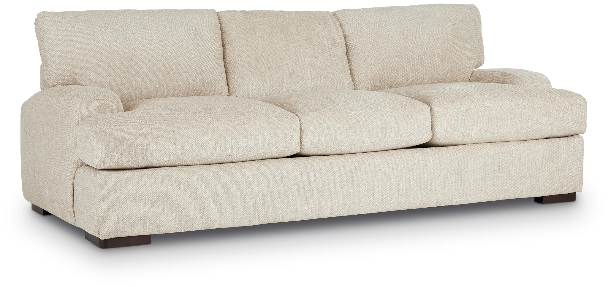 Alpha Beige Fabric Sofa
