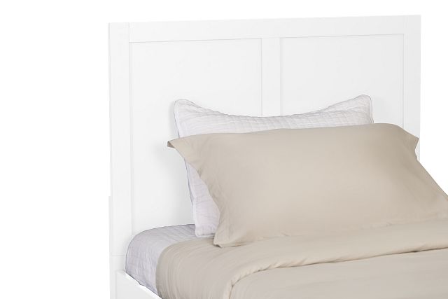 Charleston White Panel Bed