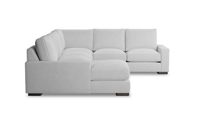 Edgewater Suave White Medium Left Chaise Sectional