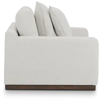 Mckenzie White Fabric Chair