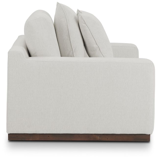 Mckenzie White Fabric Chair