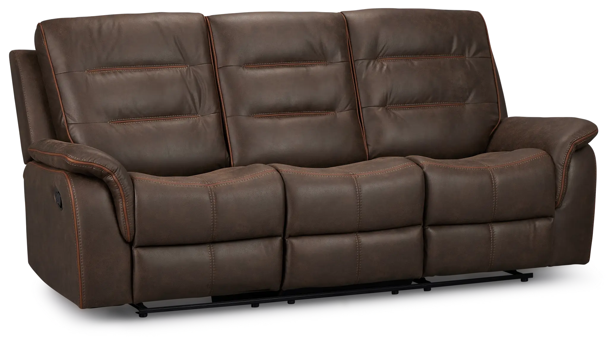 Grayson2 Brown Micro Reclining Sofa Grayson2 Brown Micro Reclining Sofa