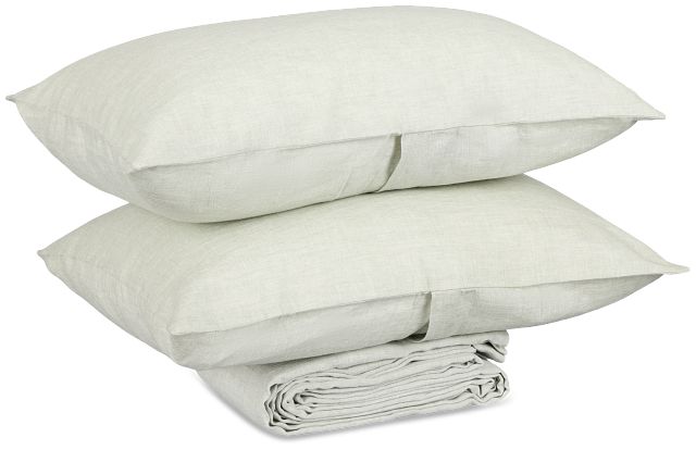 Jayser Green 3-piece Duvet Set