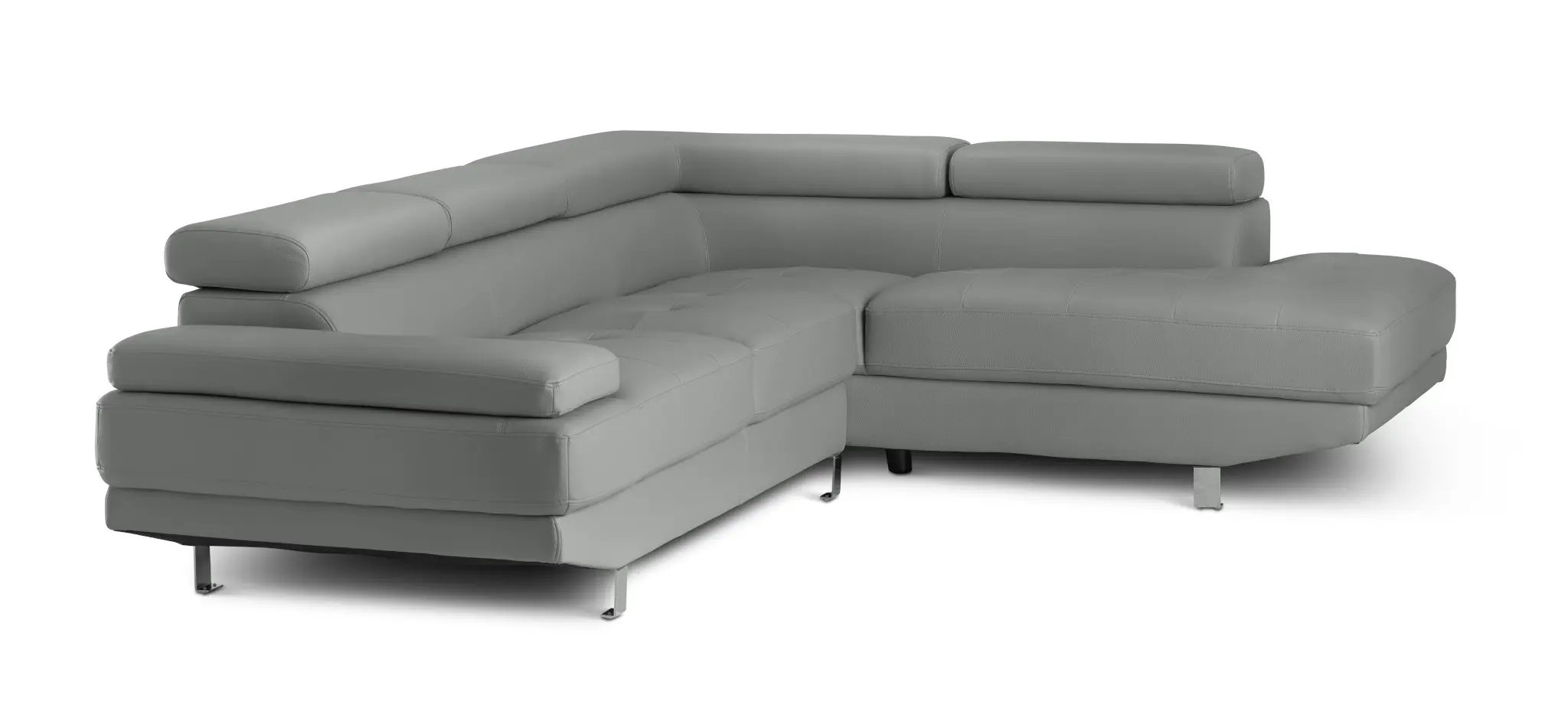 Zane Dark Gray Micro Right Chaise Sectional Zane Dark Gray Micro Right Chaise Sectional