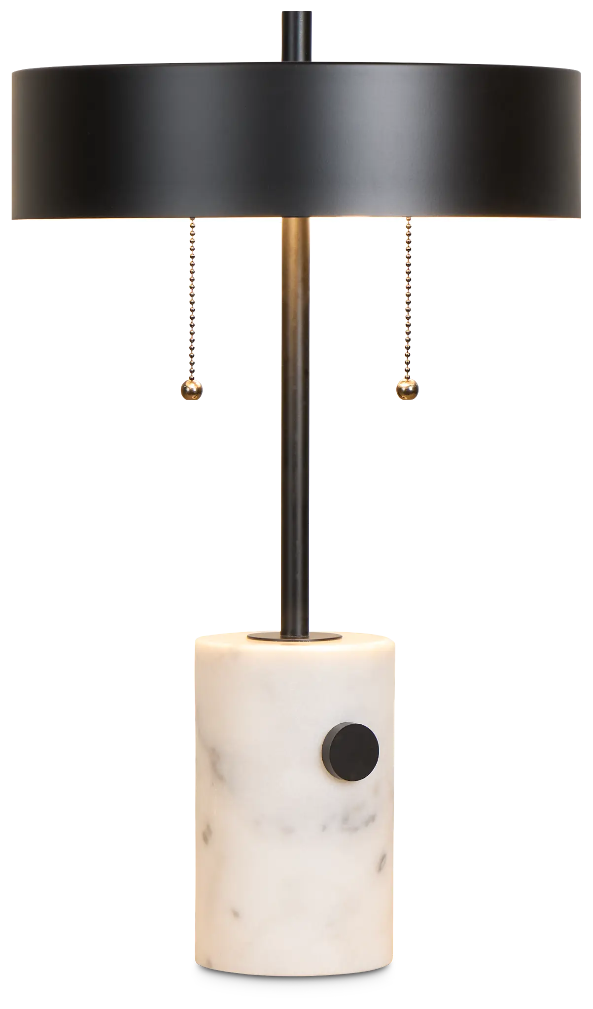 Ozzy Black Marble Table Lamp Ozzy Black Marble Table Lamp