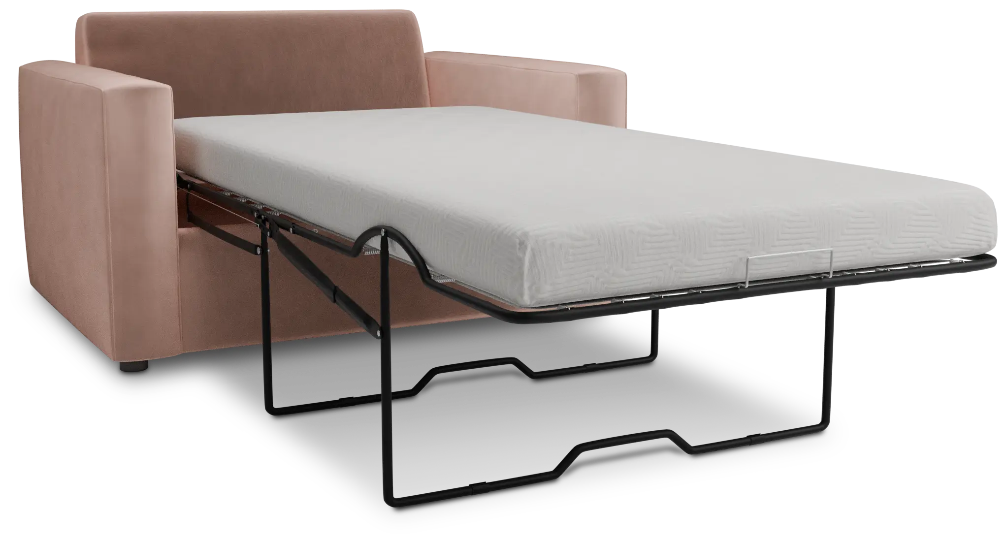 Siesta Joya Light Pink Fabric Cooling Memory Foam Sleeper Siesta Joya Light Pink Fabric Cooling Memory Foam Sleeper