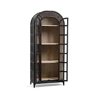 Monroe Black Bookcase