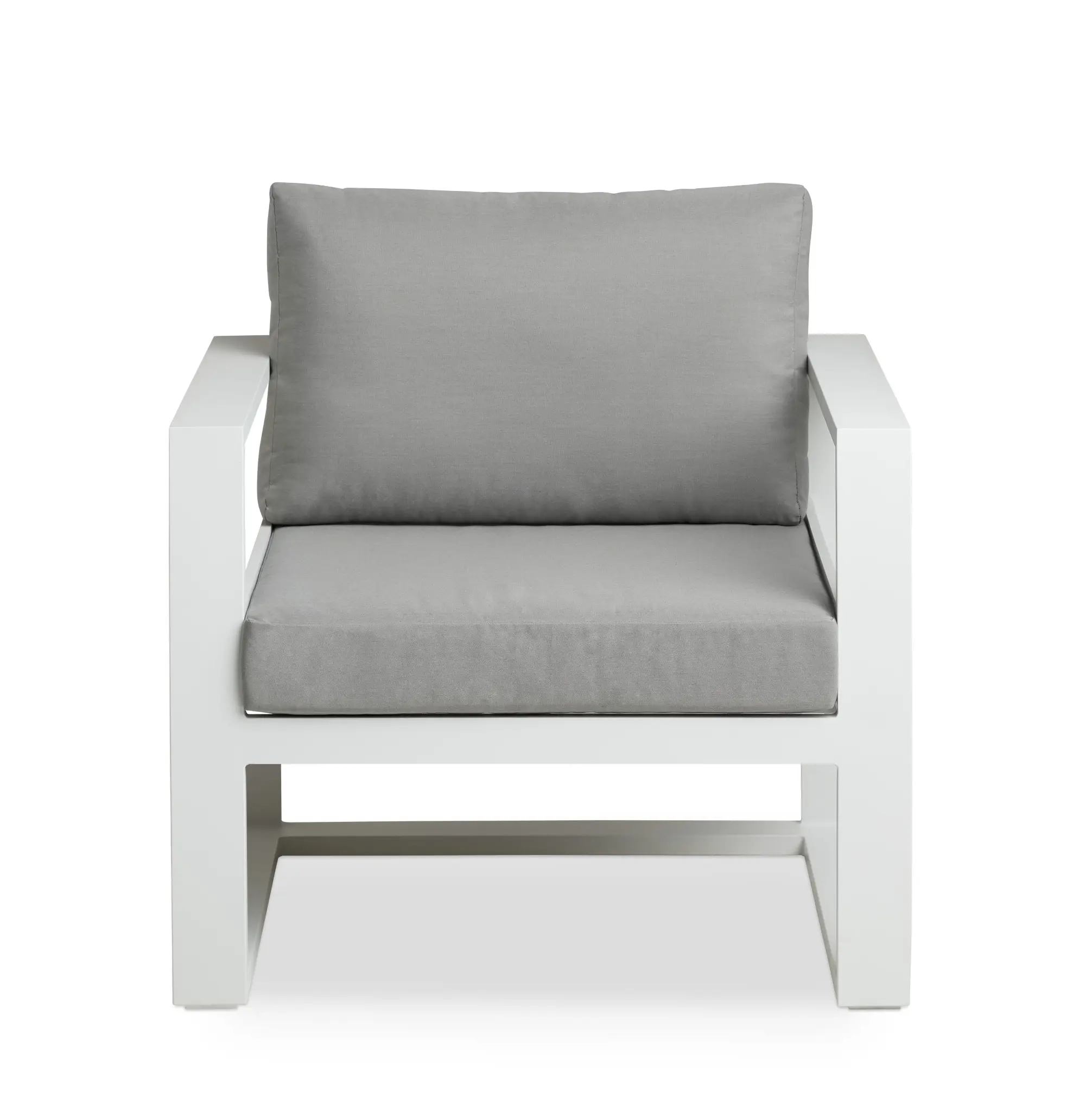 Lisbon Gray Aluminum Chair Lisbon Gray Aluminum Chair