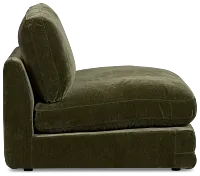 Jules Green Velvet Armless Chair