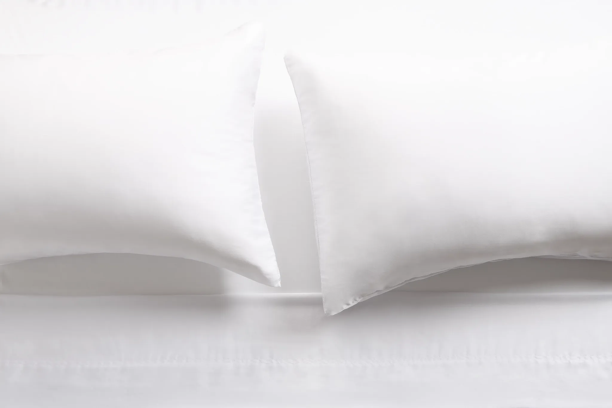 Rest & Renew Cotton Sateen White 300 Thread Set Of 2 Pillowcases