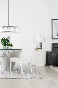 Ocean Drive Glass 60" Round Table