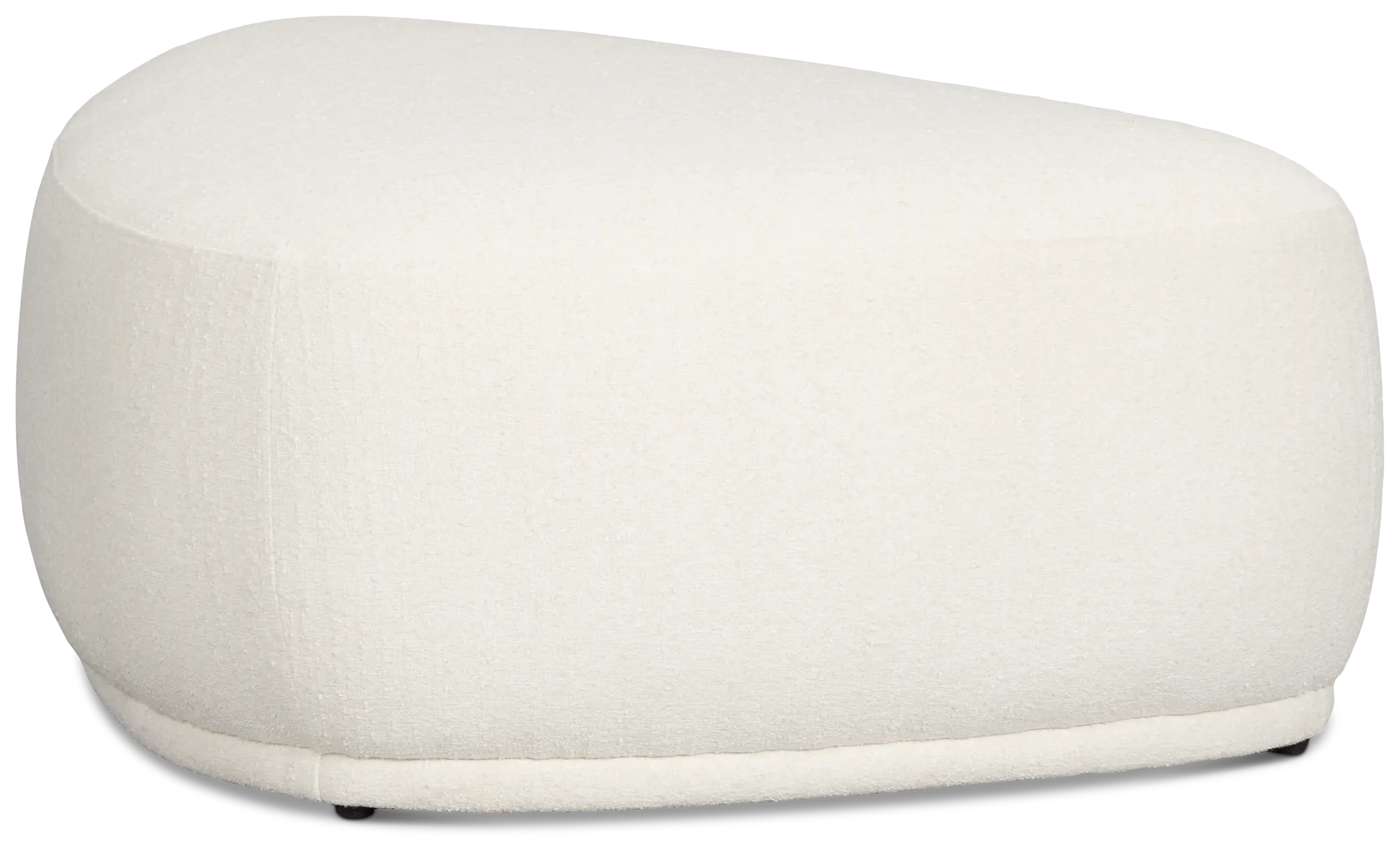 Jovi White Fabric Large Accent Ottoman Jovi White Fabric Large Accent Ottoman