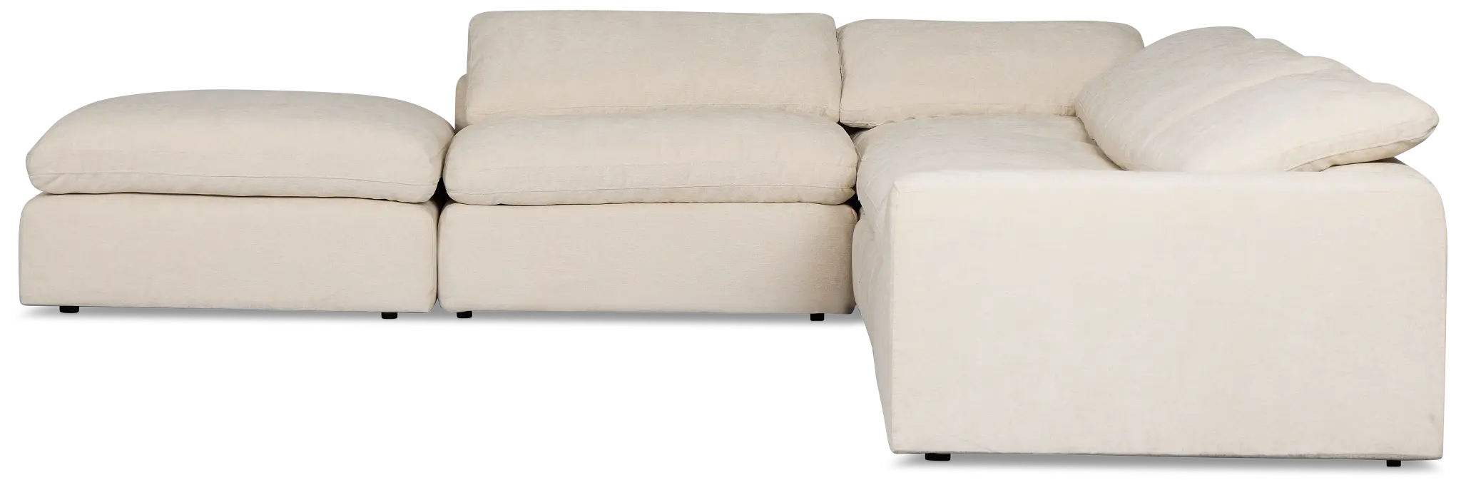 Drift Light Beige Fabric Medium Left Bumper Power Sectional Drift Light Beige Fabric Medium Left Bumper Power Sectional