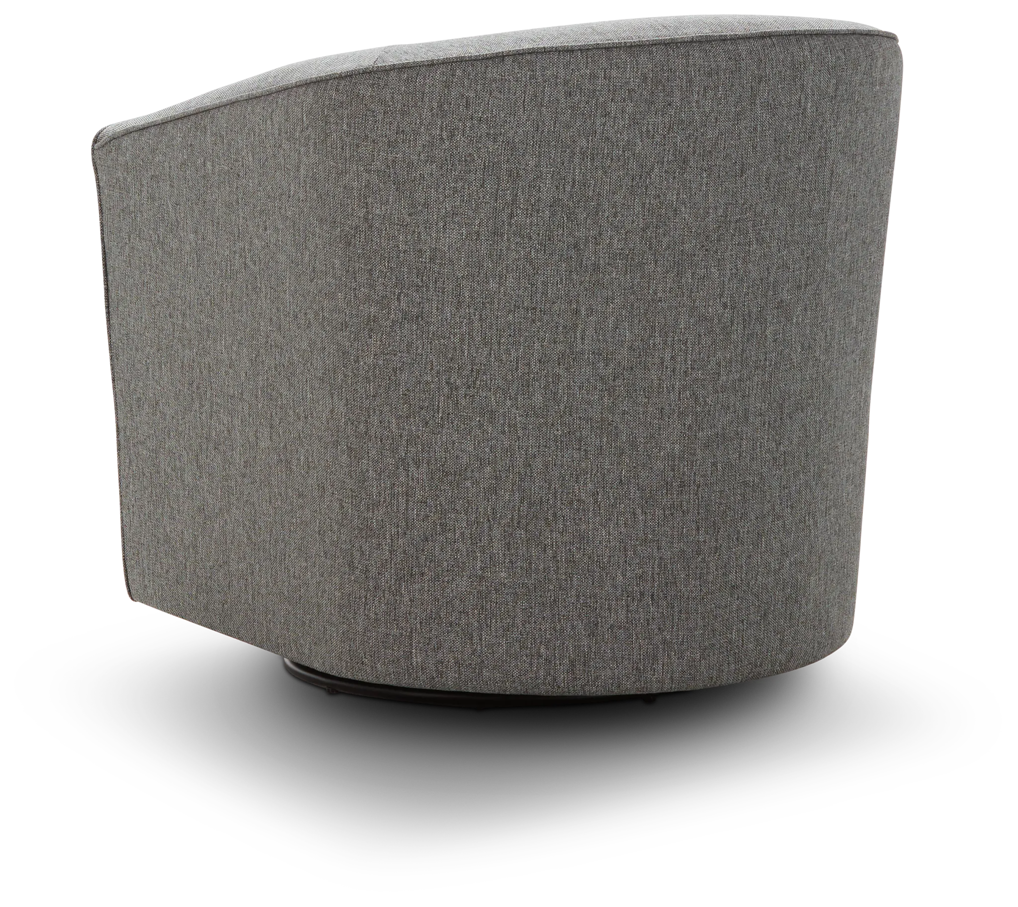 Asheville Gray Fabric Swivel Rocker Glider