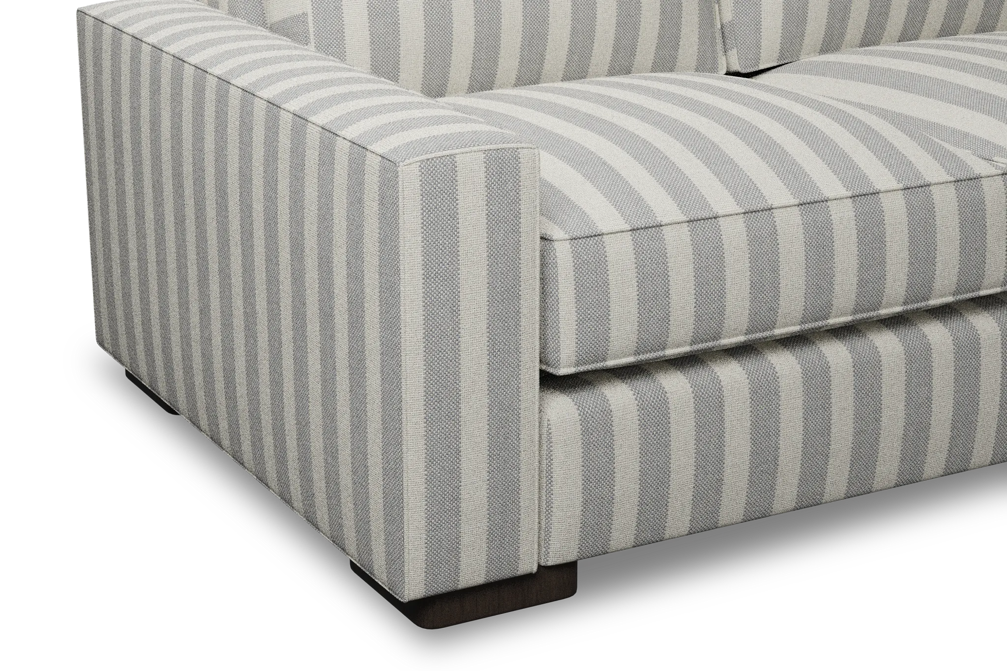 Edgewater Sea Lane Light Gray 96" Sofa W/ 3 Cushions