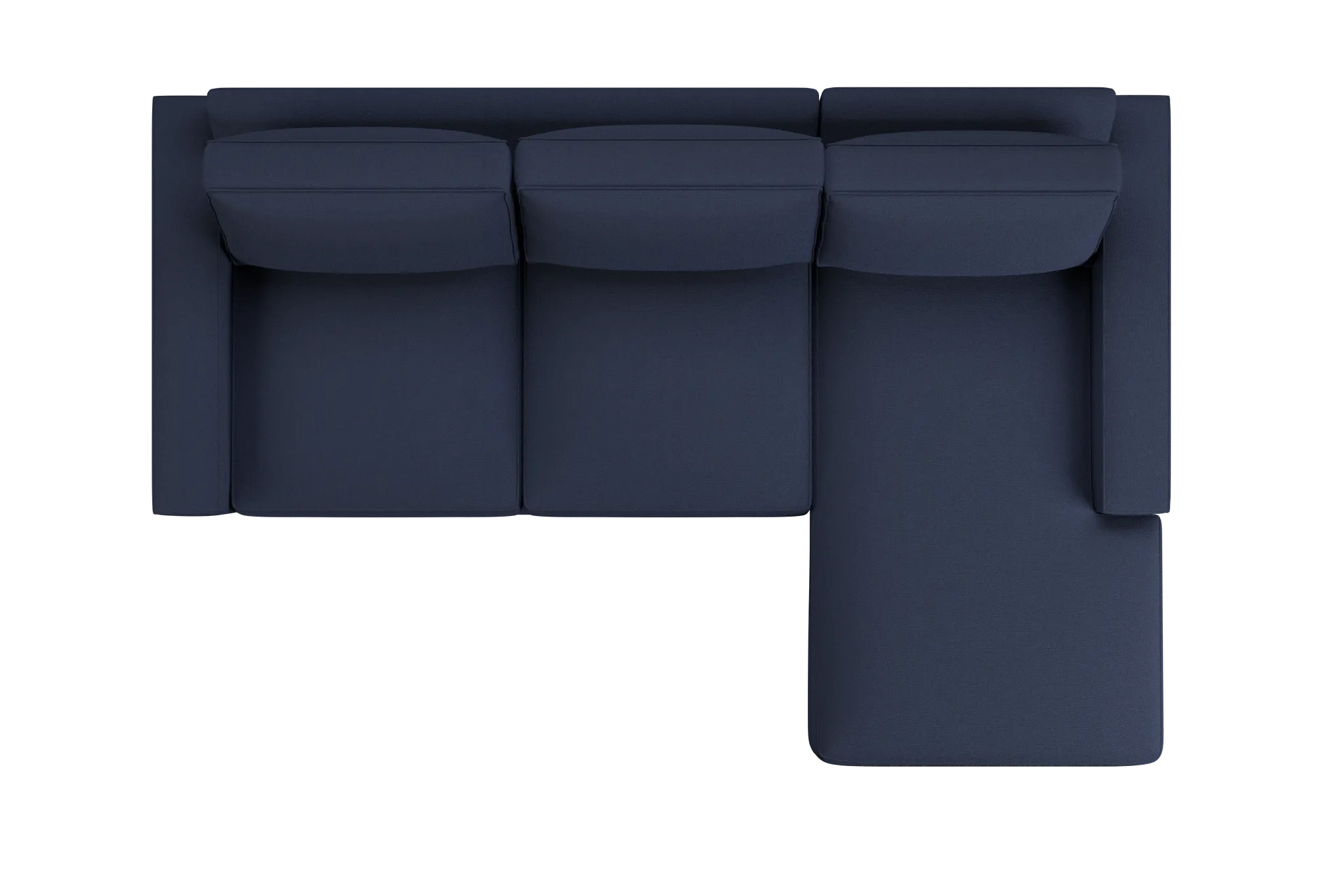 Edgewater Peyton Dark Blue Right Chaise Sectional