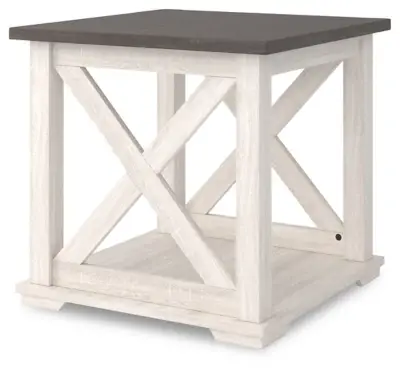 Dorrinson Two-tone Square End Table Dorrinson Two-tone Square End Table