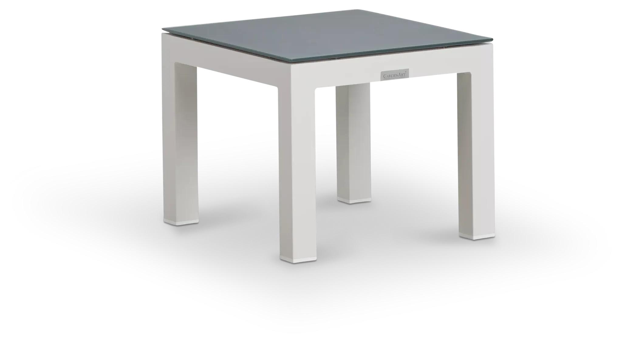 Lisbon3 White End Table