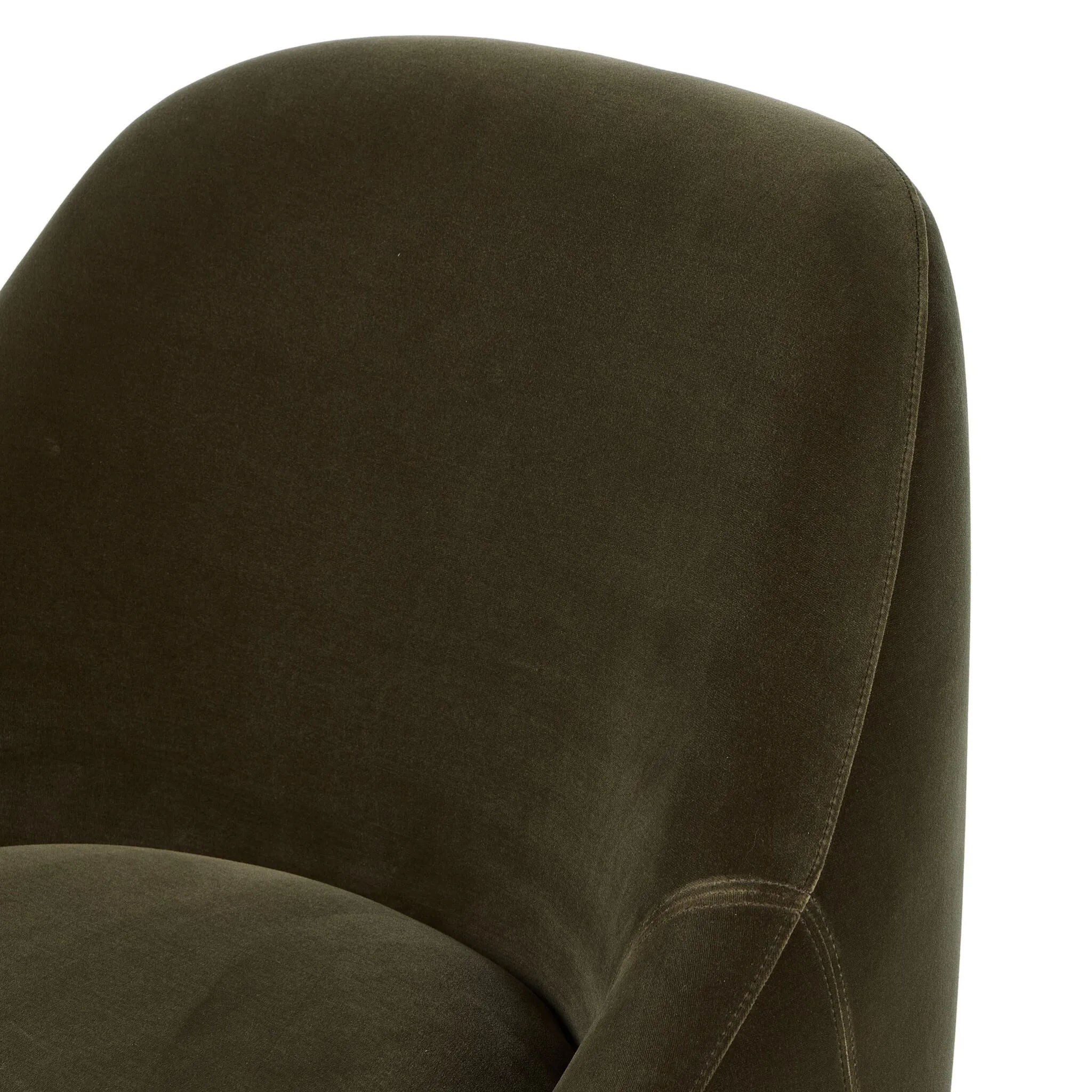 Four Hands Lenin Dark Green Velvet Swivel Accent Chair