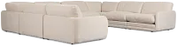 Jules Ivory Velvet 8-piece Modular Sectional
