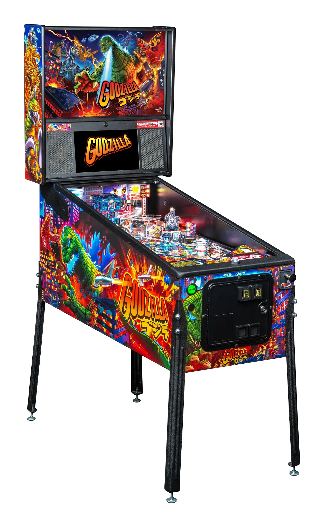 Godzilla Pro Pinball Machine Godzilla Pro Pinball Machine