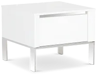 Vancouver White Square End Table
