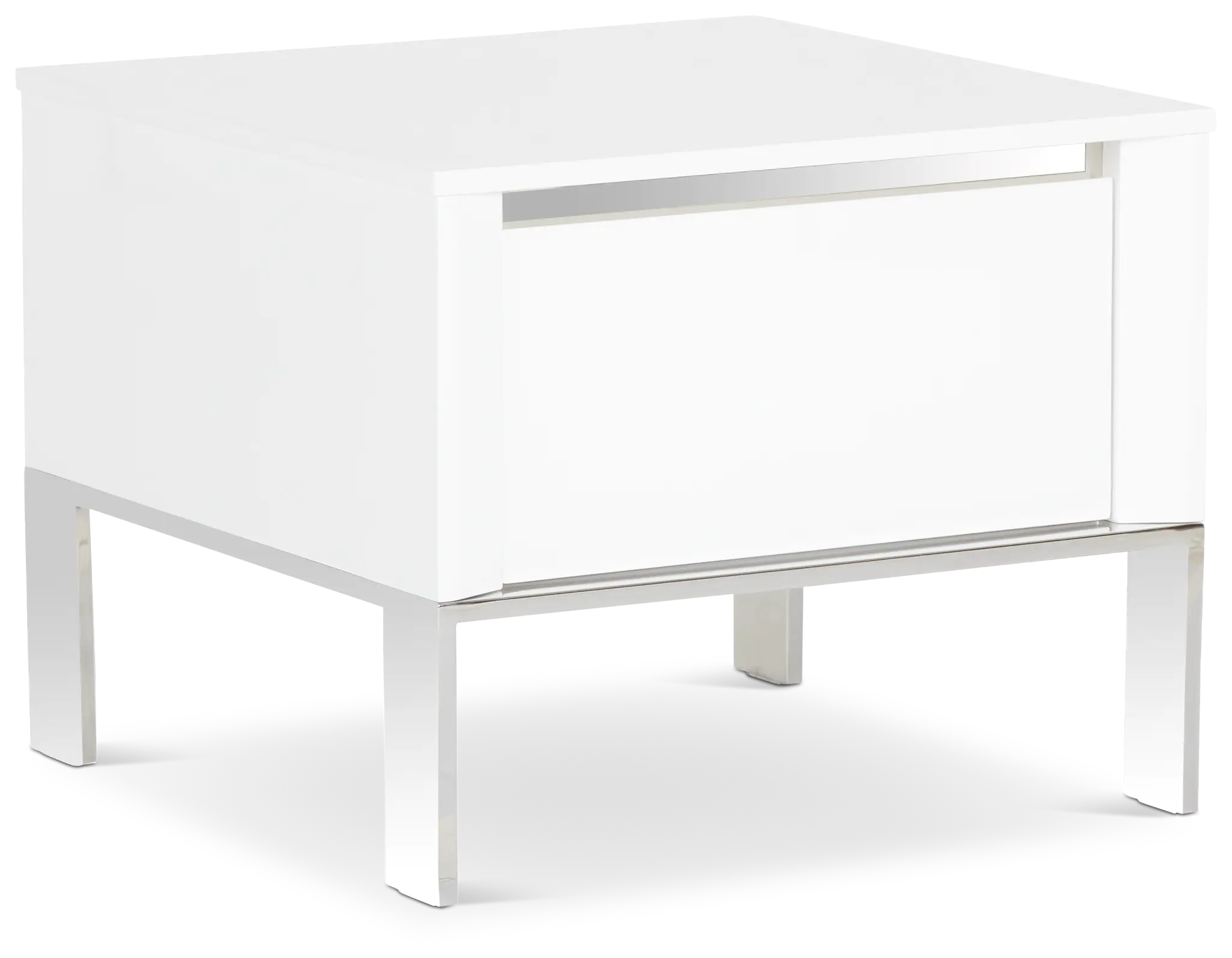 Vancouver White Square End Table Vancouver White Square End Table