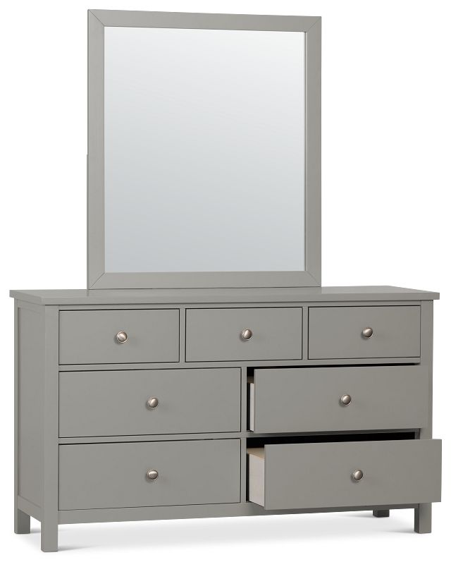 Charleston Gray Dresser & Mirror | Baby & Kids - Dressers & Mirrors | City  Furniture