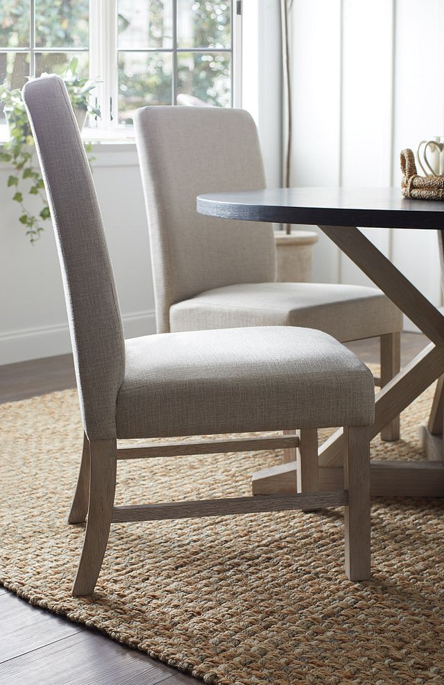 Jefferson Gray Upholstered Side Chair