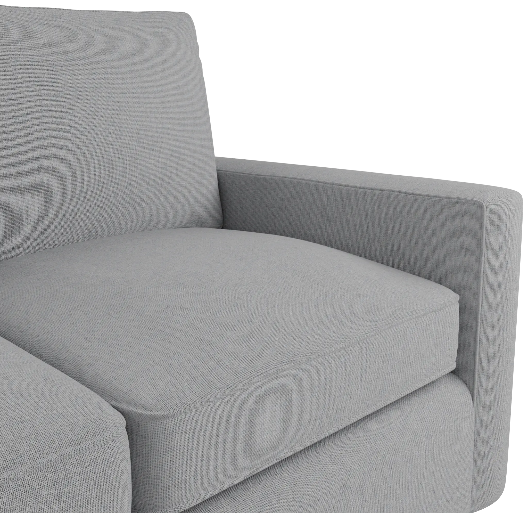 Siesta Delray Light Gray Small Memory Foam Sleeper Siesta Delray Light Gray Small Memory Foam Sleeper