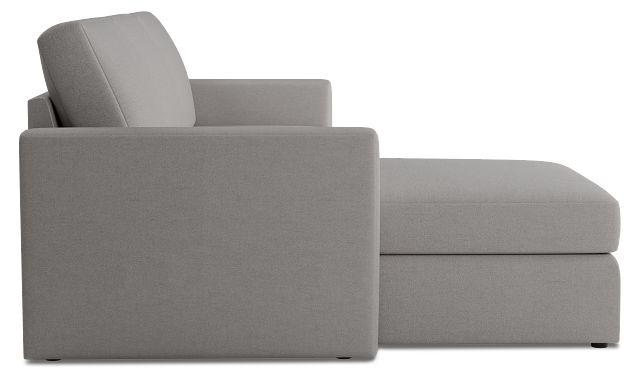 Citymod Light Gray Fabric Small Left Chaise Sectional